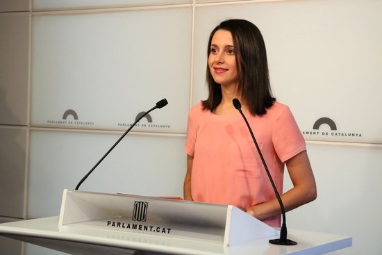 Inés Arrimadas in parliament on September 5 (ACN)